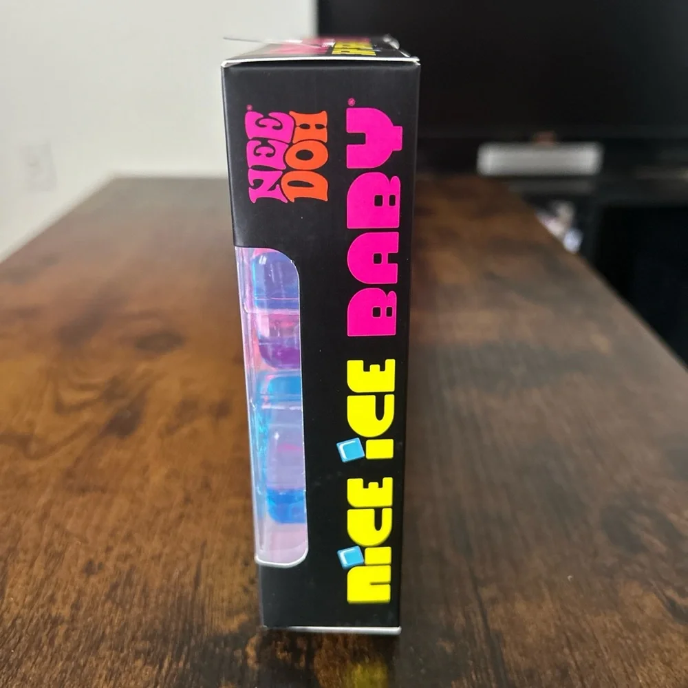 NEW UNOPENED NeeDoh Nice Ice Baby 4 pack Blue Pink Purple - Picture 3 of 6
